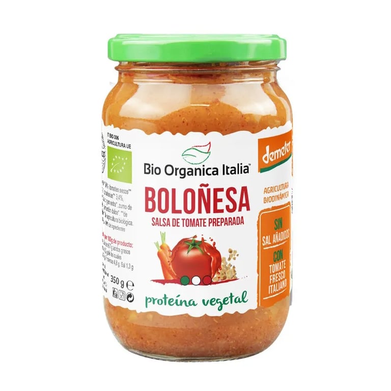 Sauce Tomate Bolognaise Végétalienne Bio