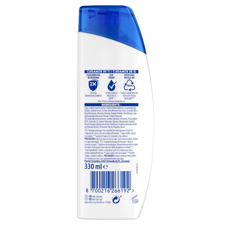 H&S Shampooing Antipelliculaire Nourrit Soigne 330 ml de Head & Shoulders