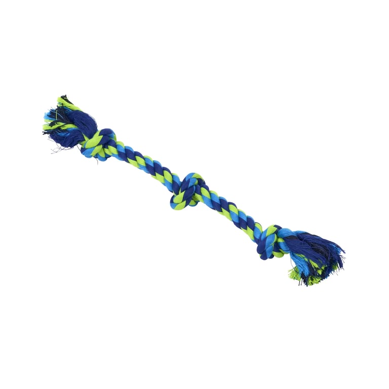 Spielzeug Hund Zahnseil 3 Knoten XS 25 cm