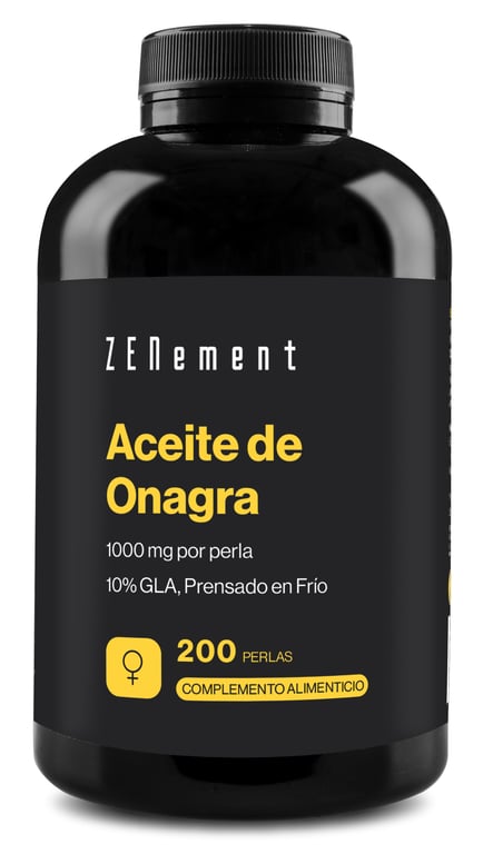 Aceite De Onagra 1000 mg 200 Perlas de Zenement