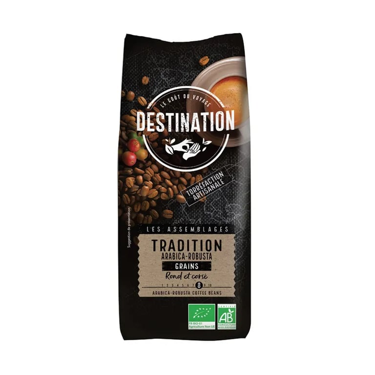 Café En Grano Tradición Arabica Robusta Bio