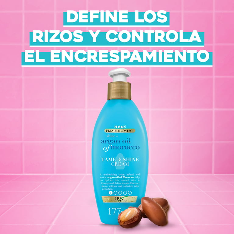 Tame & Shine Styling Hair Cream Argan Oil Of Morocco 177 ml de OGX - imagen 2 de 8