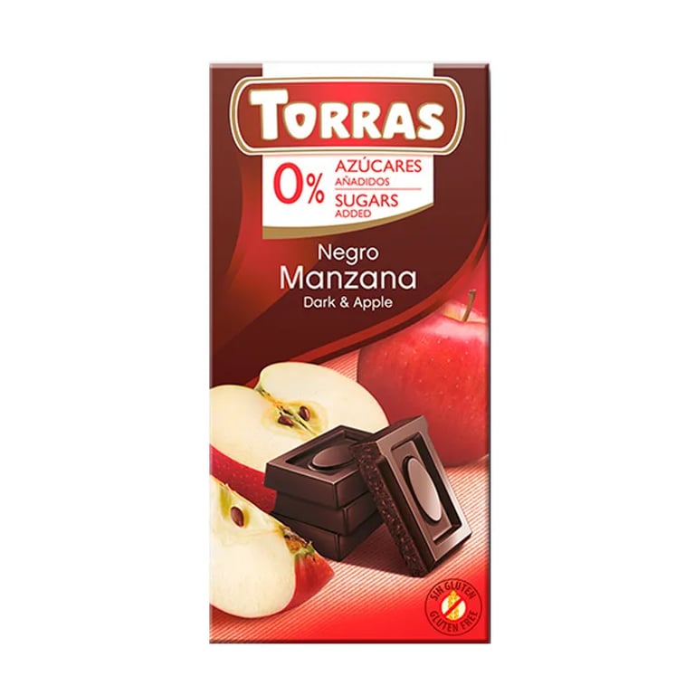 Chocolate Negro Con Manzana