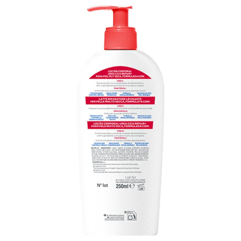 Urea Cica Repair+ Körperlotion Für Sehr Trockene Haut 250 ml von Mixa