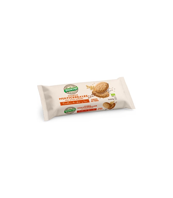 Mehrkorn-Kekse mit Chia und Leinsamen
