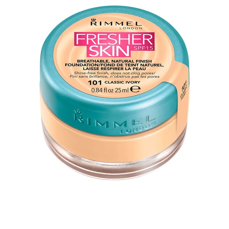 Fresher Skin Natural Finish Foundation#101-Classic Ivory