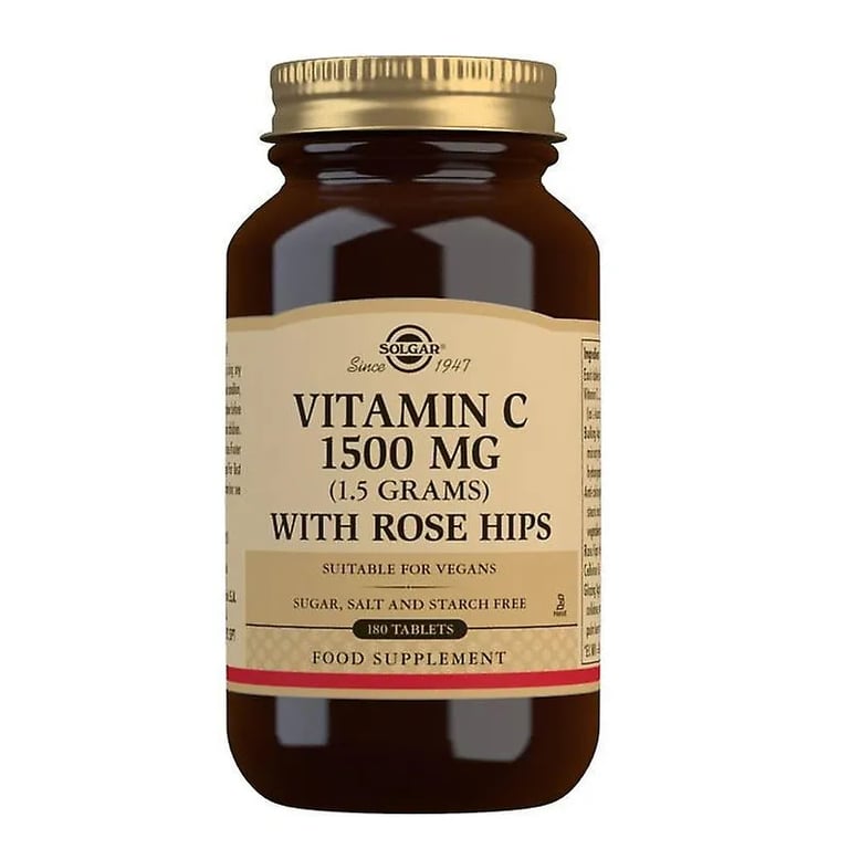 Vitamina C 1500 Mg Rose Hips