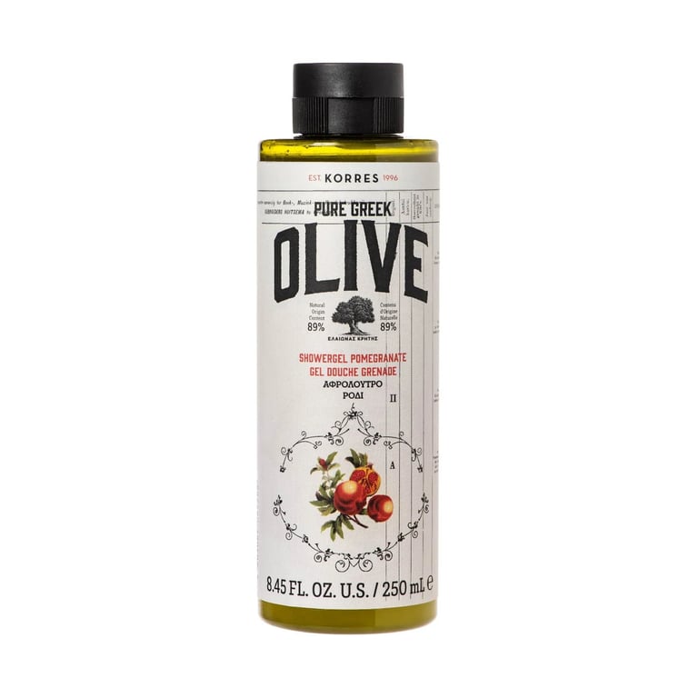 Pure Greek Olive Gel Doccia Melograno
