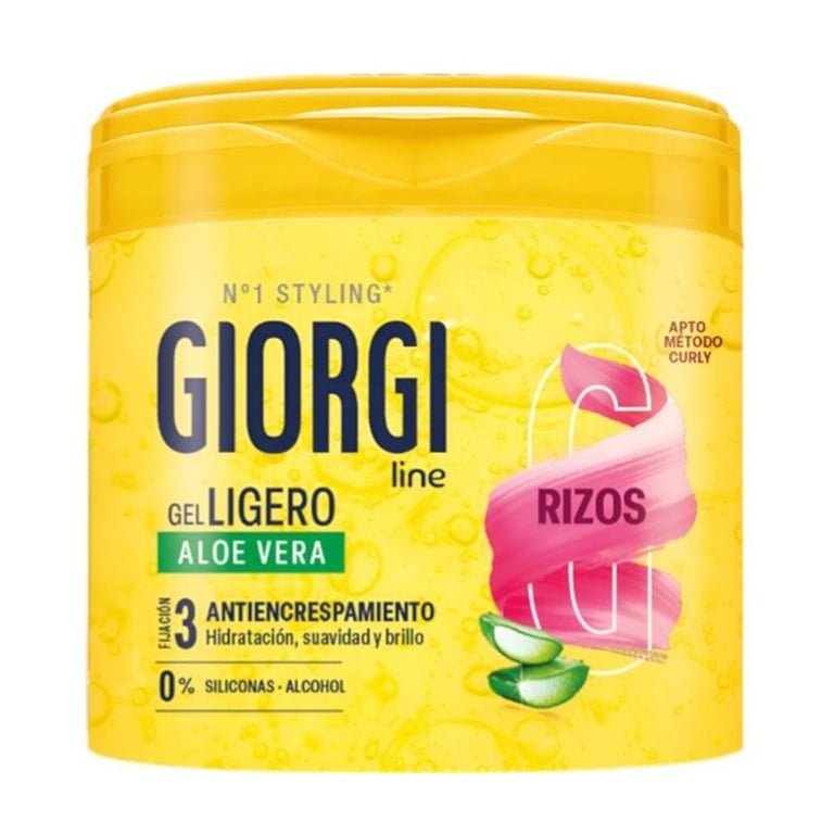Gel Ligero Aloe Vera Especial Rizos Fijación 3