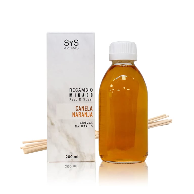 Recarga Mikado Canela Laranja + Paus