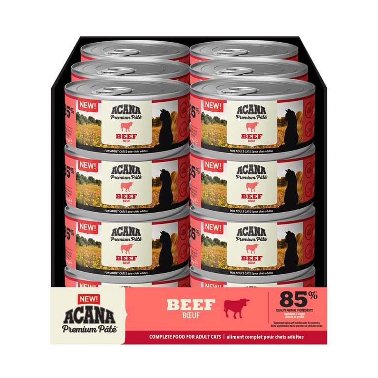 Acana Premium-Rindfleisch-Katzenpastete