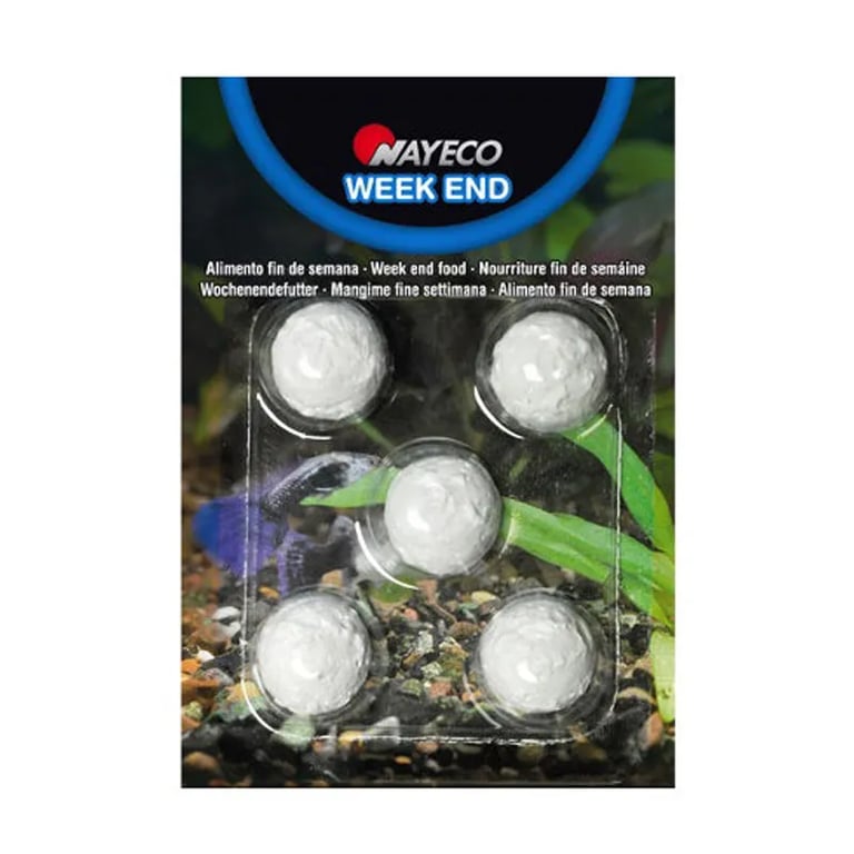 Bloque Alimento Fin De Semana Para Peces 100g