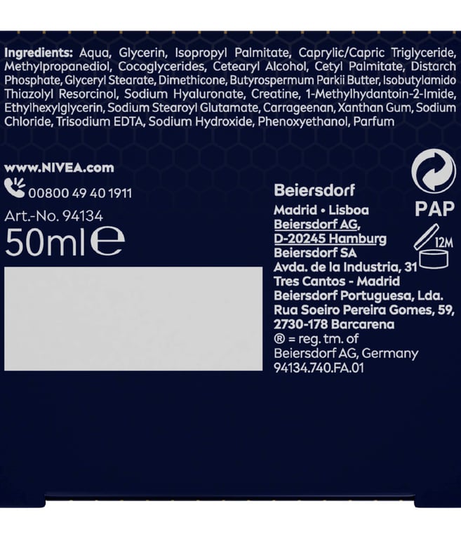 Luminous 630 Crème Nuit Réparatrice Anti-taches 40 ml de Nivea