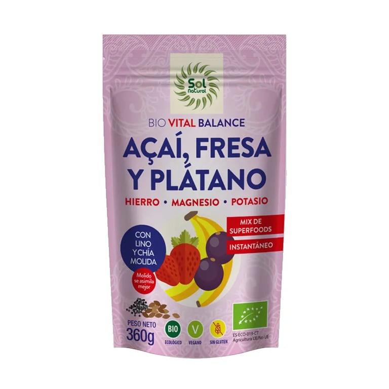 Vital Balance Acai Fresa Plátano Bio