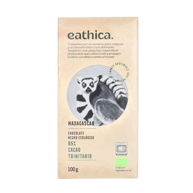 Chocolate Negro 85% Madagascar Bio