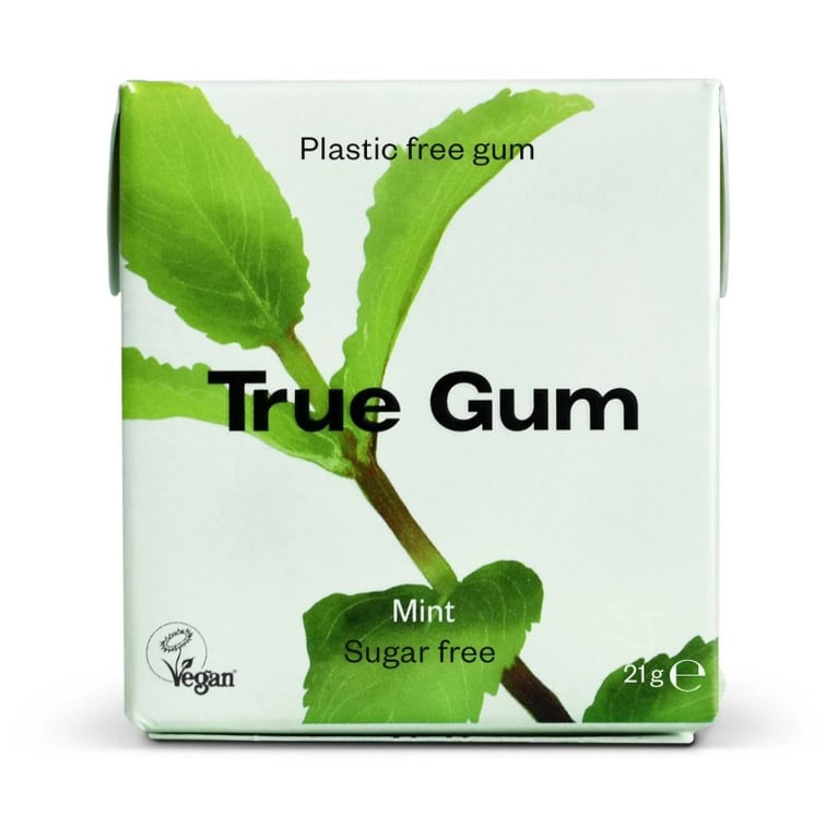 Chicle sin Plástico de Menta Fresca