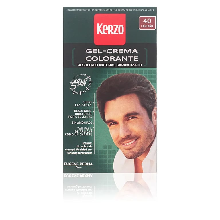 Tinte Para Hombre Gel-Crema #40 Castaño
