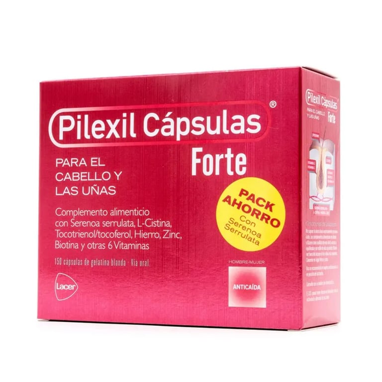 PILEXIL FORTE CÁPSULAS ANTICAÍDA