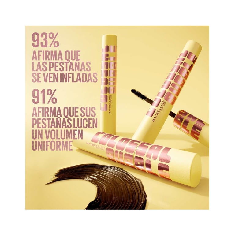 Colossal Bubble Waterproof Máscara Pestañas da Maybelline