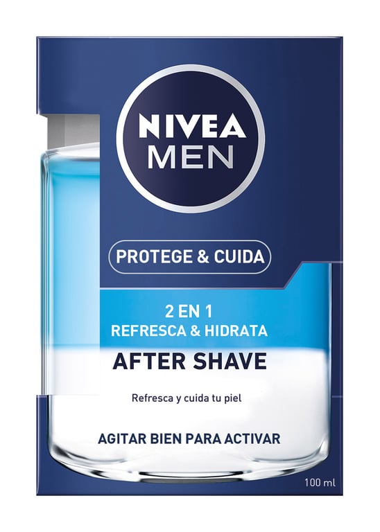 Protege Cuida After Shave 2 En 1 Refresca Hidrata 100 ml de Nivea
