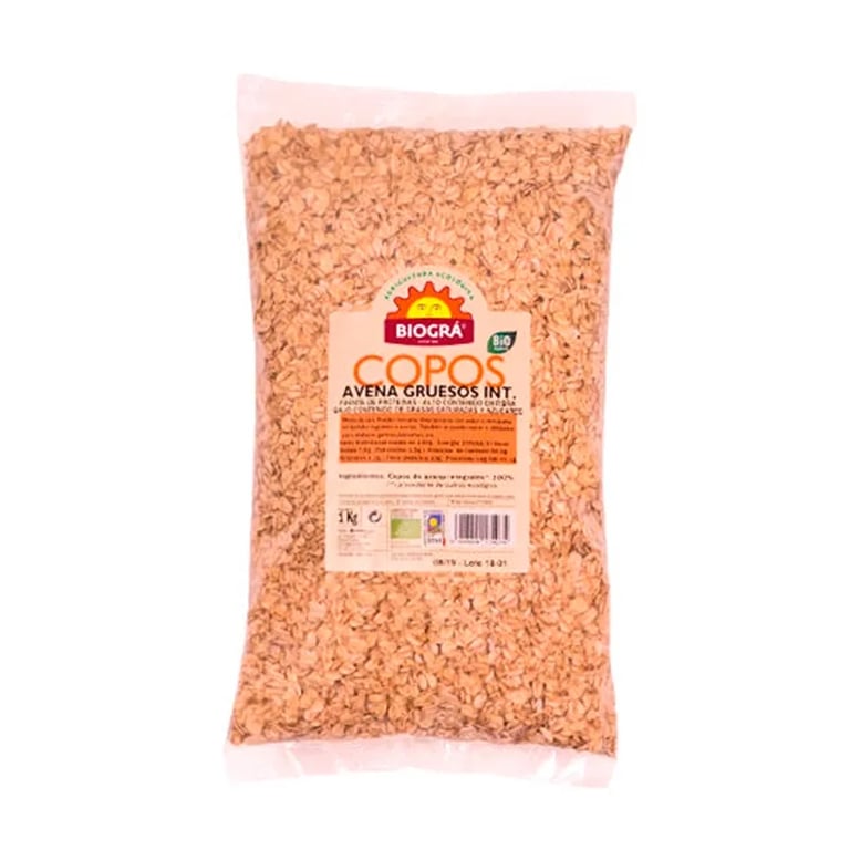Copos De Avena Gruesos Integrales Bio