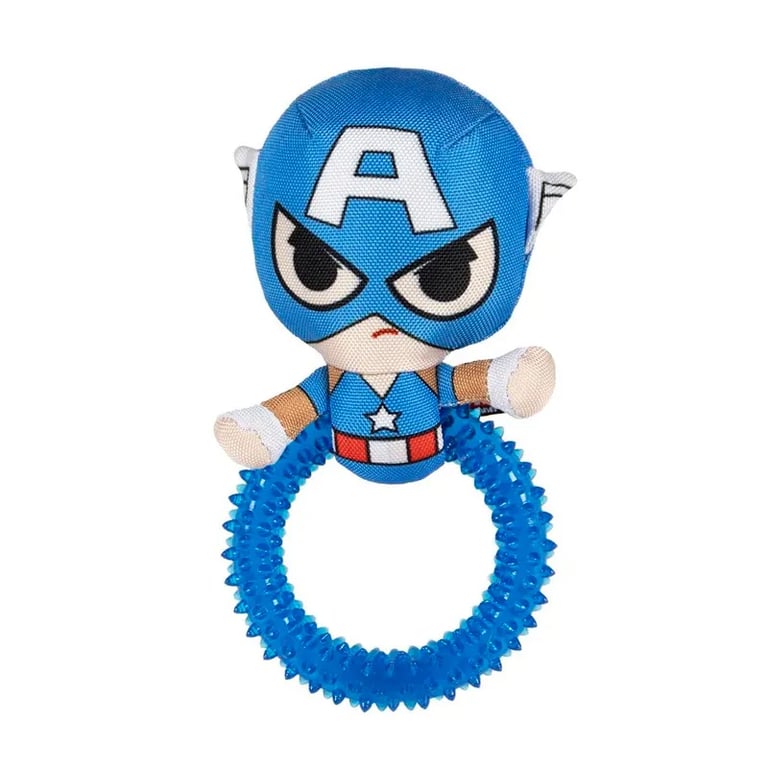 Mordedor Aro Para Perro Avengers Capitan America