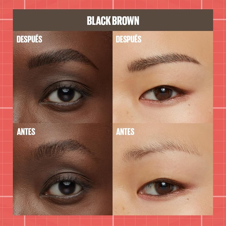 Eyebrow Pen Build A Brow #262 Black von Maybelline