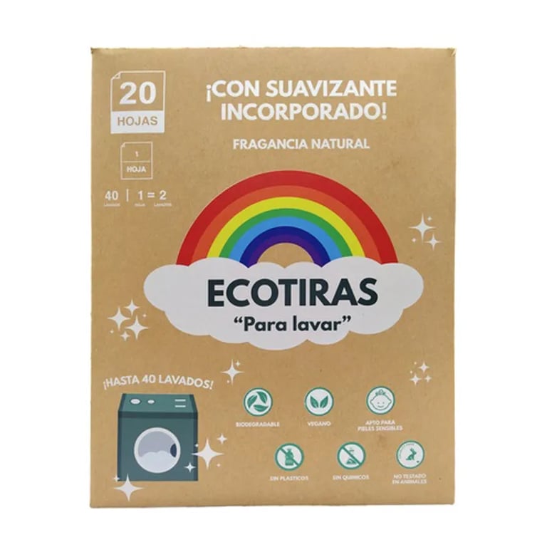 Detergente Tiras 40 Lavados