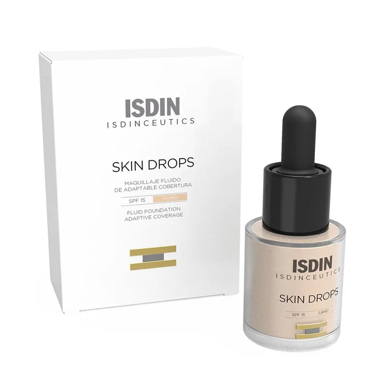 ISDINCEUTICS SKIN DROPS MAKE-UP VLOEIBAR SPF15 SAND