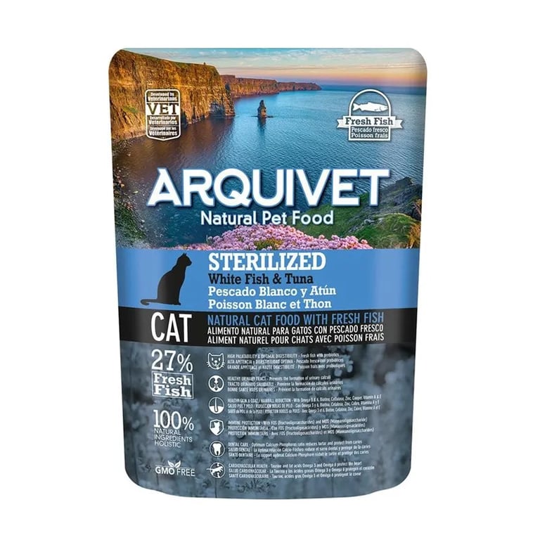 Pienso Gato Esterilizado Pescado Blanco Y Atún