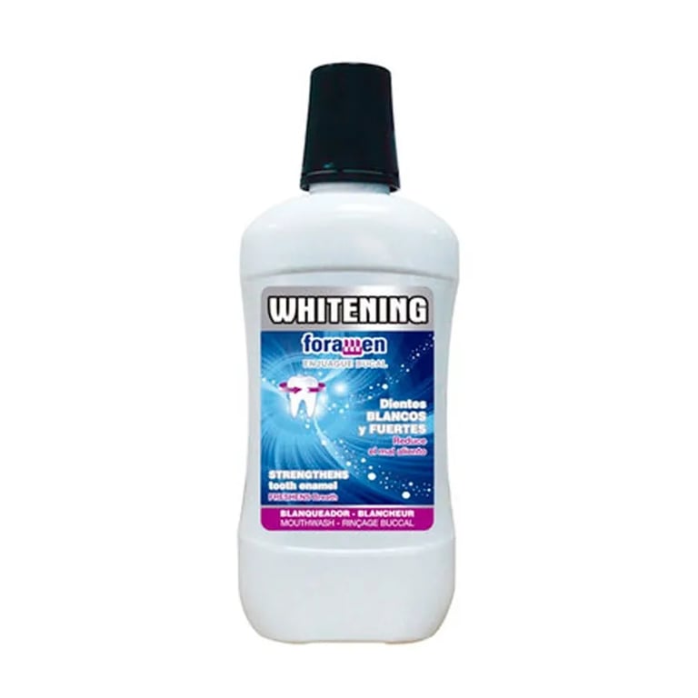 Enjuague Bucal Dientes Blancos Y Fuertes Blanqueador 0% Alcohol