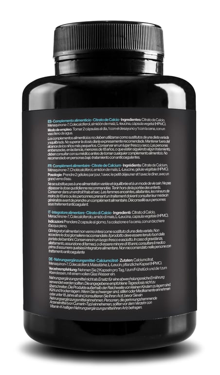 Citrato de Cálcio Com Vitamina D3 120 Caps da Zenement