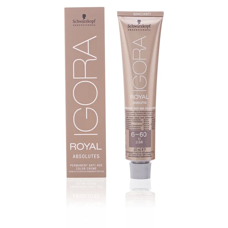 IGORA ROYAL ABSOLUTES 6-60 RUBIO OSCURO MARRÓN NATURAL