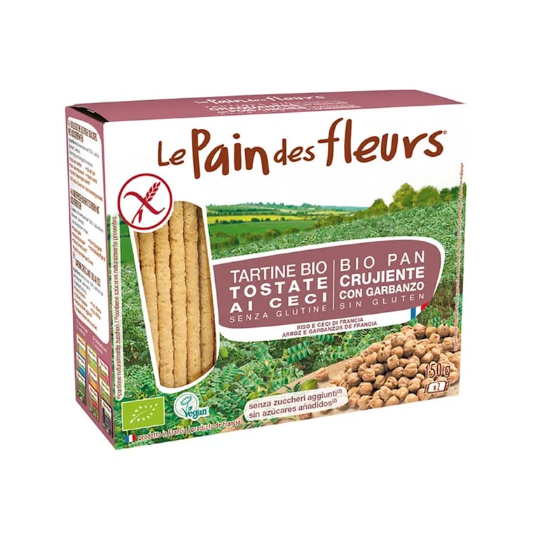Bio Pan Crujiente Garbanzos Sin Gluten