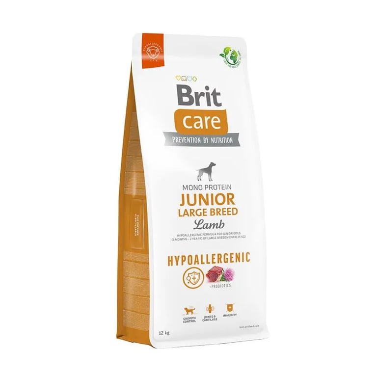Care Dog Junior Large Breed Riso E Agnello