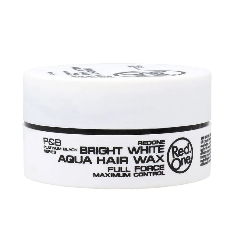 Bright White Aqua Hair Wax Full Force Cera