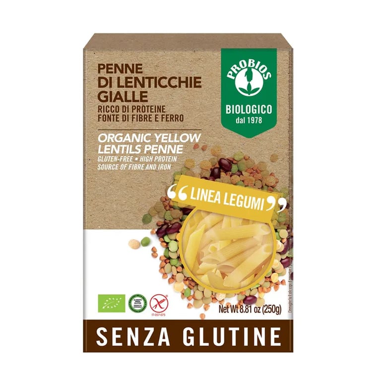 Penne De Lentejas Sin Gluten Bio