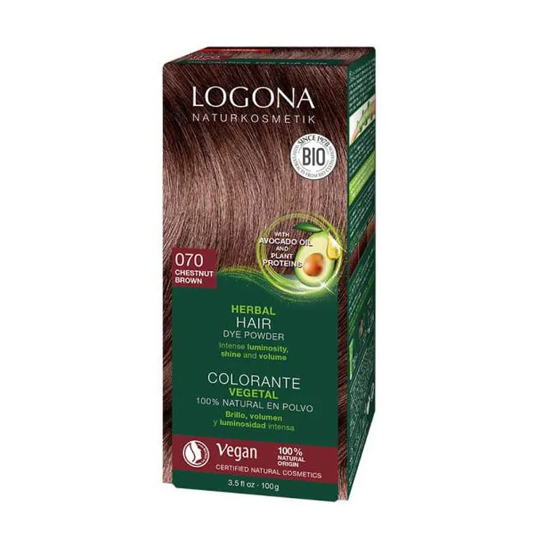 Colorante Vegetal Castaño Marrón 070