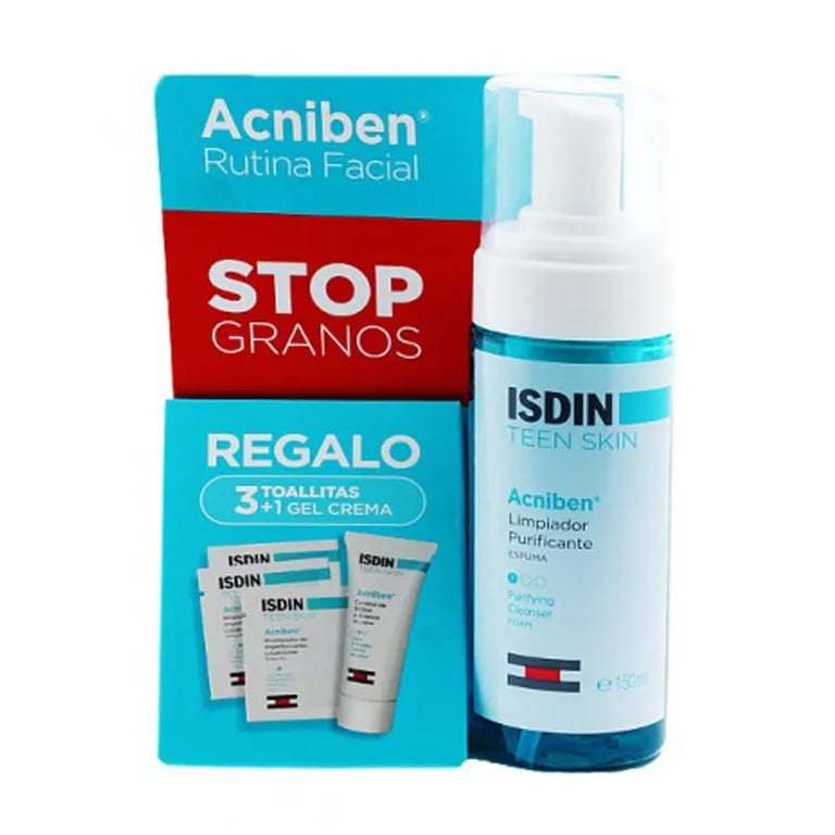 Acniben Nettoyant Purifiant + Offerts Lingettes Et Gel