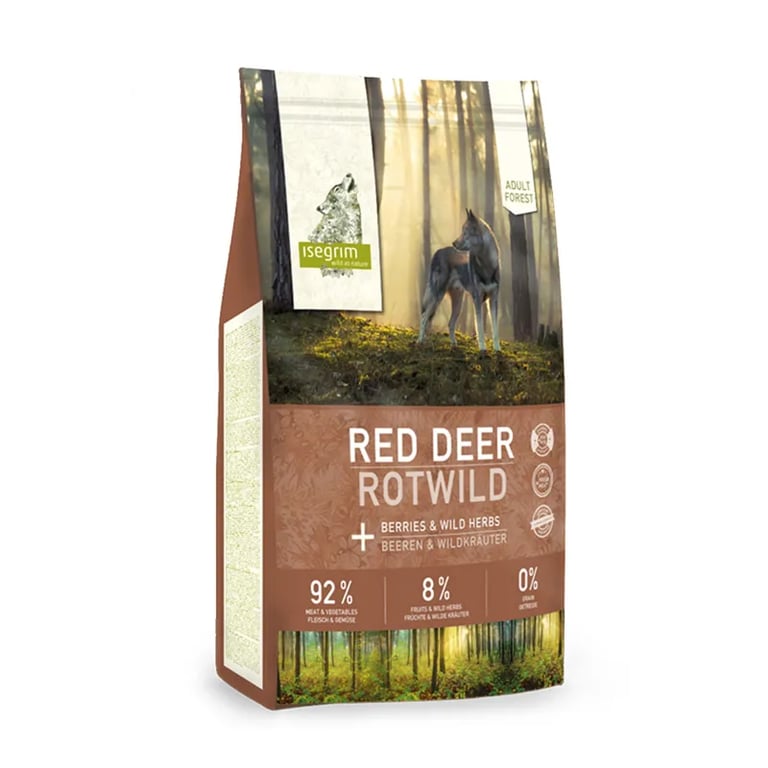 Adult Forest Ciervo Rojo + Bayas Y Hierbas Silvestres