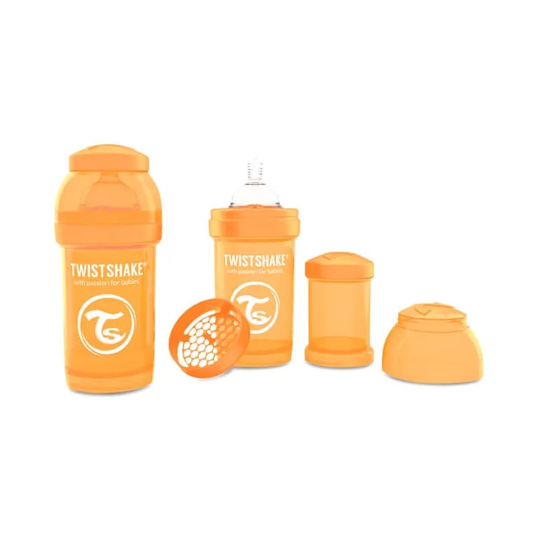 BIBERÓN ANTICÓLICO NARANJA 180ml