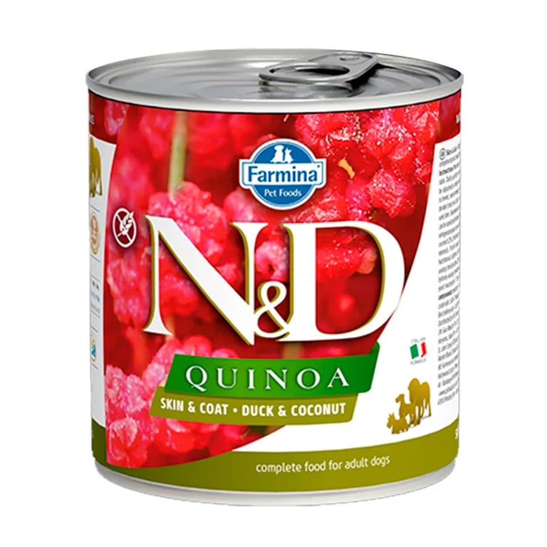 Natte Voer Hond ND Skin Coat Quinoa Eend