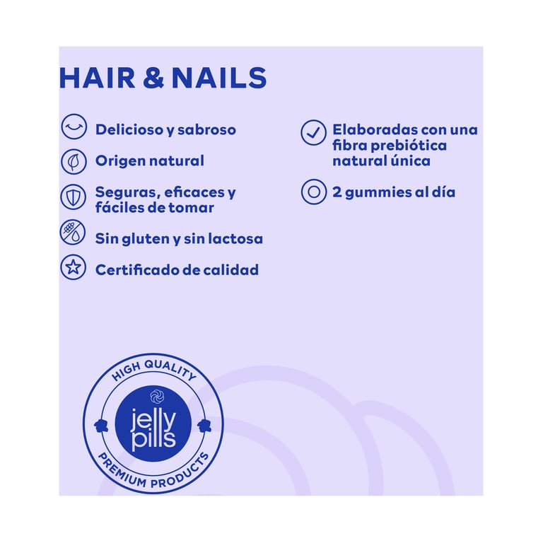 Hair Nails Gummies 60 Unità di Jelly Pills
