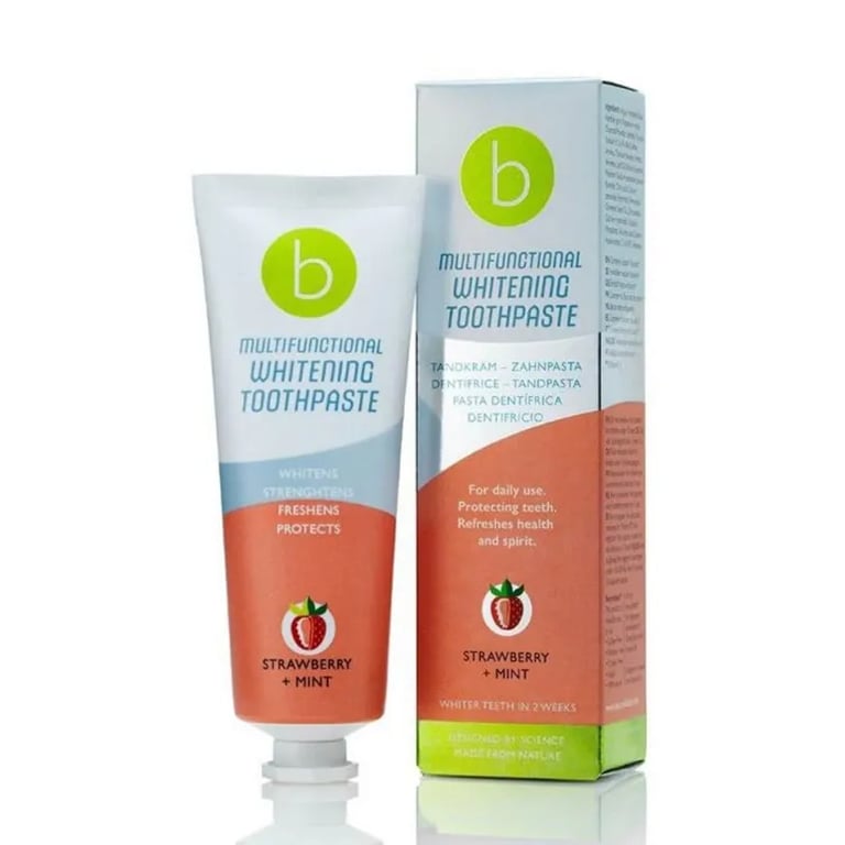 Multifunctional Whitening Toothpaste #Strawberry+Mint