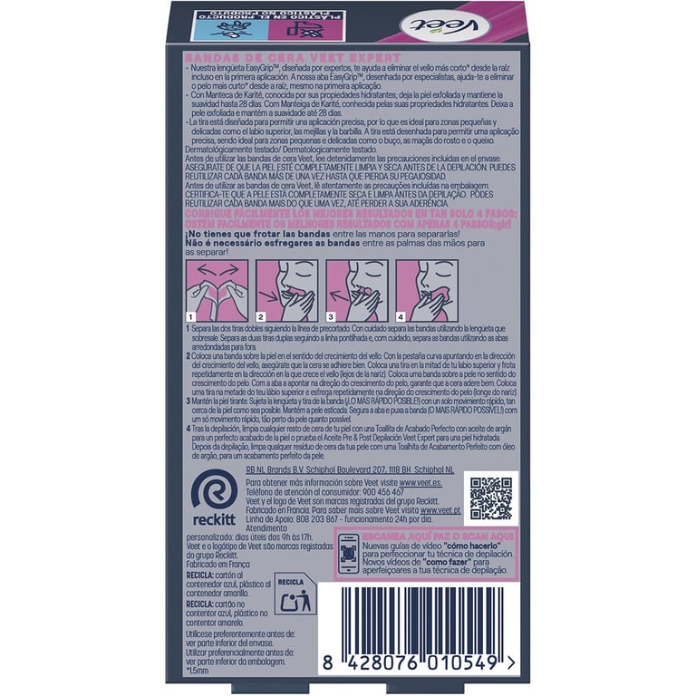 Expert Facial Piel Normal 12 Unità di Veet