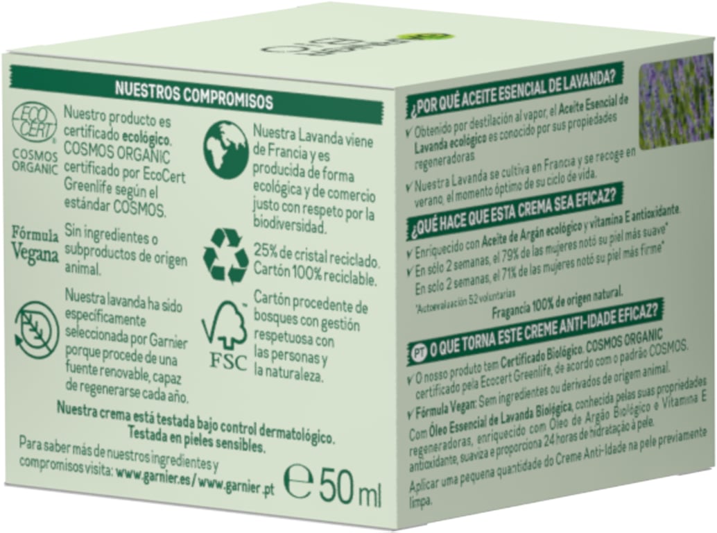 Bio Lavanda Creme De Dia Anti-Idade  50 ml de Garnier - imagen 14 de 27