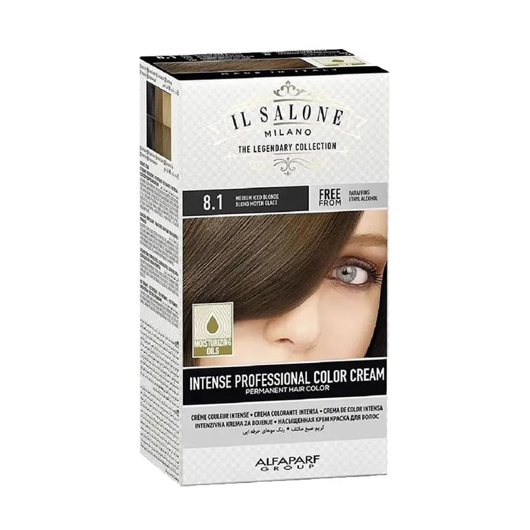 Intense Professional Color Cream Permanent Hair Color #8.1