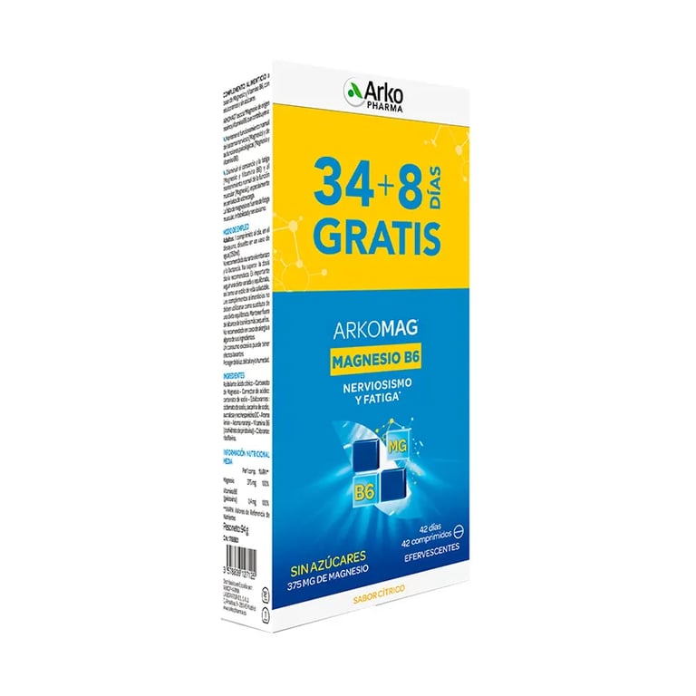ARKOVITAL MAGNESIUM + VITAMINE B6 (20% Dto 2ª Ud)