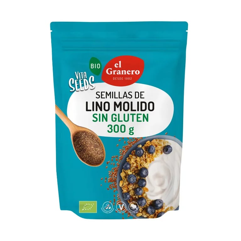 Vitaseeds Gemahlener Bio-Lein