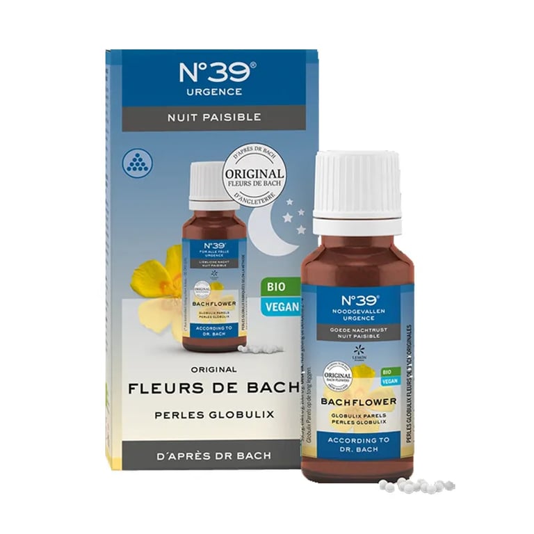 N-39 Globulix Noche Tranquila Con Flores De Bach